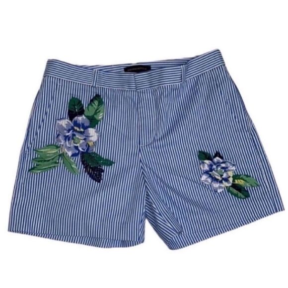 Banana Republic Stripe Blue and White
Shorts(Size 4) - Picture 1 of 6
